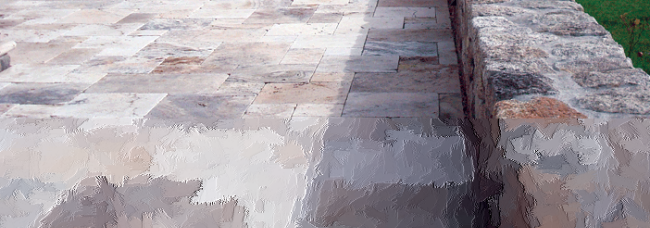 best stone installation deck or patio